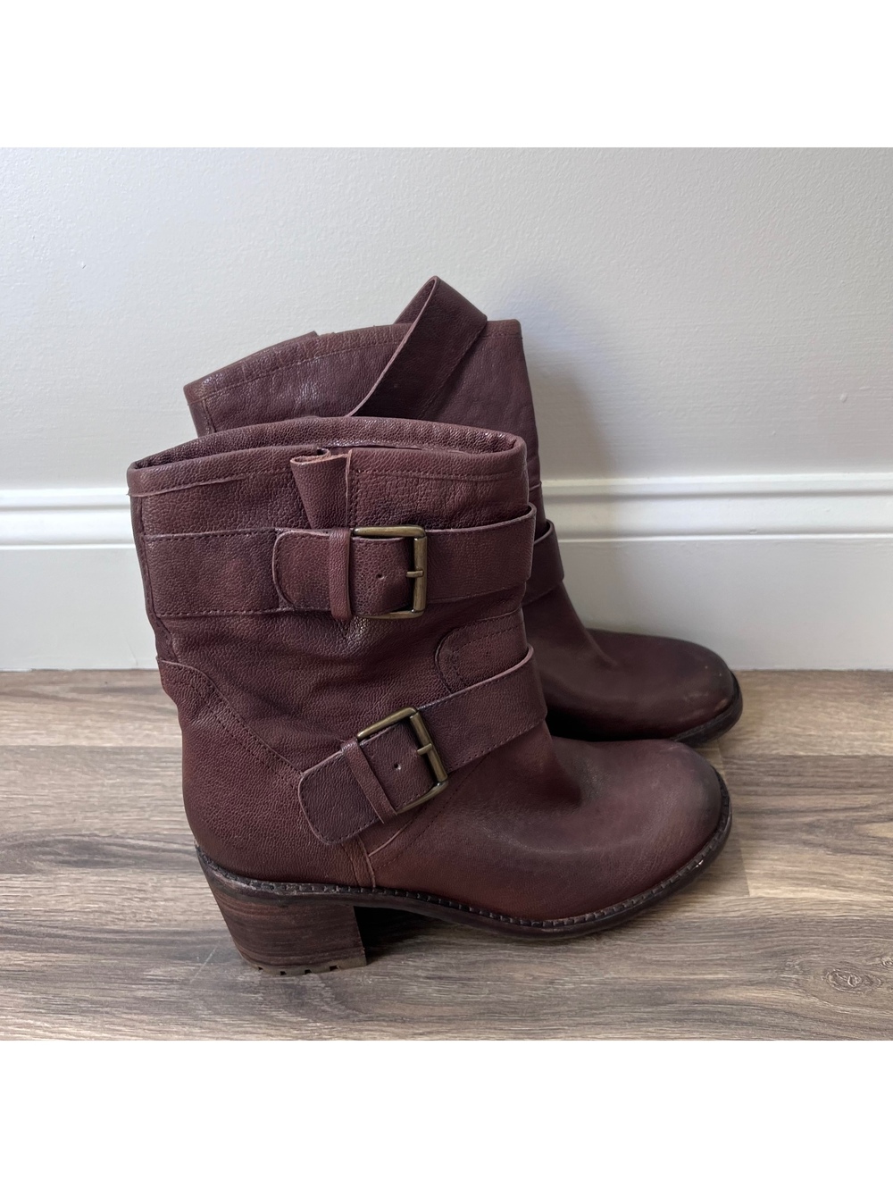 Sam Edelman Brown Leather Boots Women's Size 8.5